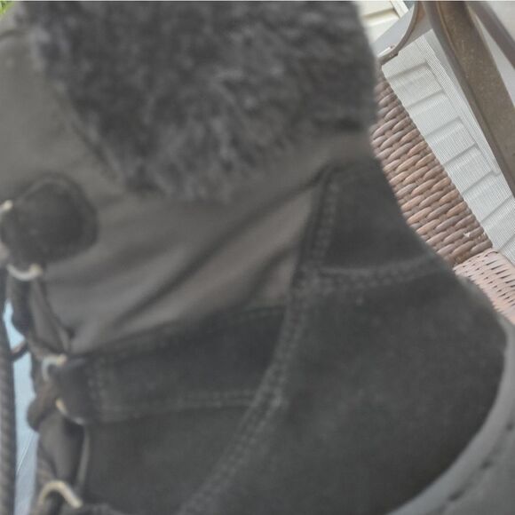 ๐ Bare Traps Black Suede Lace up Boots Size 5.5. โ A3 - Picture 5 of 6